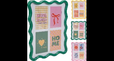 Koopman fotolijst kleurrijk 30x38cm decoratief fotoframe.