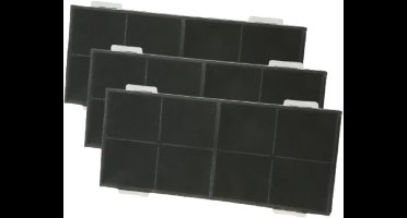 3x Koolstoffilter voor Constructa 460120 / CZ5154X0