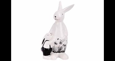 Konijn Father-child Dotted Wit - Zwart 1 1,1x7,7xh20,5cm Andere Dolomiet