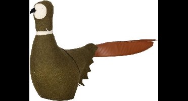 Deurstopper Fazant vilt groen - bruin
