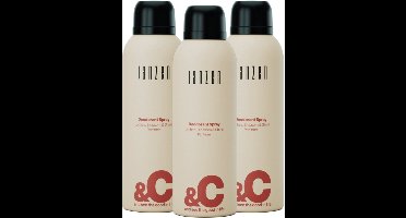 JANZEN Deodorant Spray &C Lychee, Blossom & Shine 3-pack