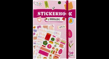 Craft Sensations stickerboek - 50 stickervellen - journaling art journal - agenda dagen maanden teksten hoekjes randjes etiketten labels flowers - 1000+ stickers