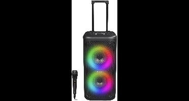 Denver Bluetooth Speaker Party Box - Discolichten - Partybox - Incl. Microfoon - Micro SD / USB / AUX - TSP353