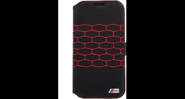 BMW M Interior Seats Book Case Black for Samsung Galaxy S4