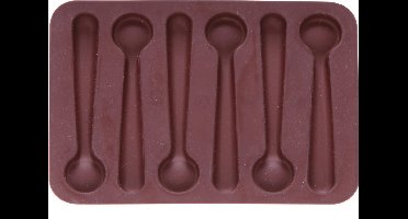 Cosy & Trendy Chocoladevorm Lepel - Silicone - 16.8 cm x 11.8 cm x 1 cm