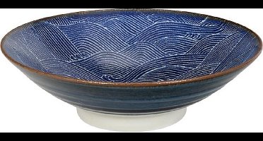 Tokyo Design Studio Seigaiha Blue Kom   24,5 cm