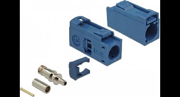 Fakra c jack 25 mm (lang) voor krimpen