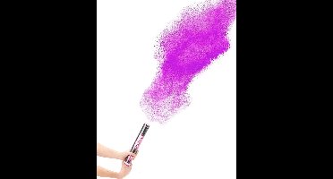 "Roze poeder confettikanon 40 cm - Feestdecoratievoorwerp - One size"