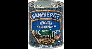 Hammerite Metaallak Hamerslag - Donker Groen - Donker Groen - 750 ml - 10 m²/l - Afwerkingslaag