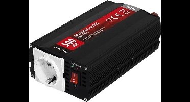 Omvormer Auto - 12 Volt naar 230 Volt - 500 Watt - Zwart