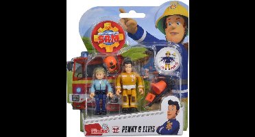 Brandweerman Sam Speelfiguren - Elvis en Penny