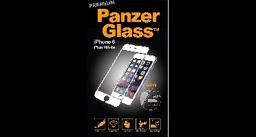 PanzerGlass Premium Screenprotector iPhone 6(s) Plus - White