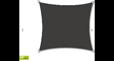 NC Outdoor Schaduwdoek - Vierkant - 3,6 m - Antraciet