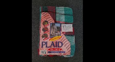 Plaid - Acryl - 130 x 150 cm - Groen