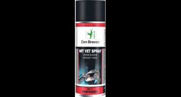 DENB spray spuitbus Zwaluw, wit, spray vet, inzetbereik smeermiddel