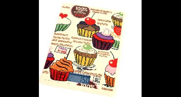 Adler AD 3158- Elektronische keukenweegschaal - gebakjesafbeelding