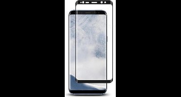 Galaxy S9 - glazen screenprotector - Full Cover - gehard glas - Zwart