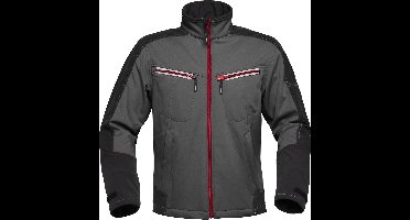 Havep 40145 Softshell Zwart/Charcoal Grijs maat L