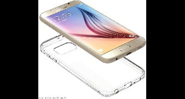 Hoesje geschikt voor Samsung Galaxy S6 - Soft TPU Case Transparant (Silicone Hoesje)