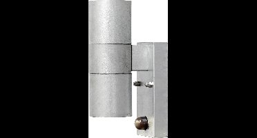 Konstsmide Modena - Wandspot twin 20cm - 230V - GU10 bwm - zink