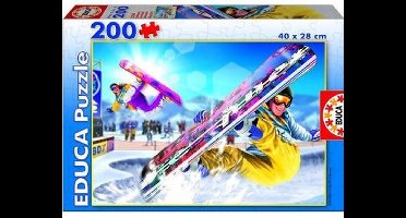Legpuzzel - 200 stukjes - Snowboard - Educa Puzzel