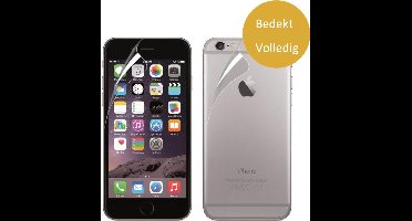 Screenprotector geschikt voor Apple iPhone 6 / 6s - Voor- en Achterkant 360 Graden Glas PET Folie Screenprotector Transparant 0.2mm 9H (Full Screen Protector)