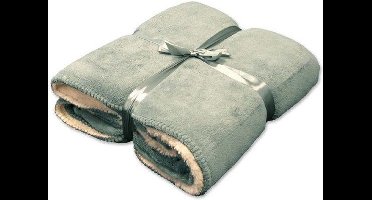 Unique living Coby - Fleece - 130 x 160 cm - Groen