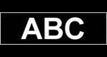 Brother Gloss Laminated Labelling Tape - 36mm, White/Black