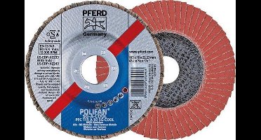 PFERD lamellenschijf POLIFAN A-COOL SG INOX+ALU Ø 125 mm korrelgr...
