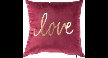 Cosy&Trendy 'Love' sierkussen - 39 x 39 cm **VALENTIJN**