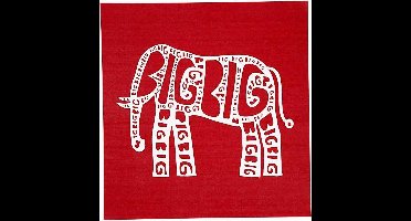 Screen stencil, vel 20x22 cm, olifant, 1 vel