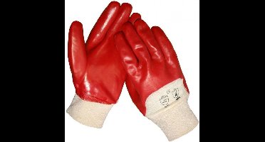 Tom Werkhandschoenen Pvc Rood Maat 10