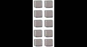 Trendform Magneten (set Van 10) - Kubiq Zilver