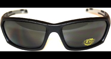 Vwp Sportzonnebril Urban Trail Unisex Zwart Met Zwarte Lens