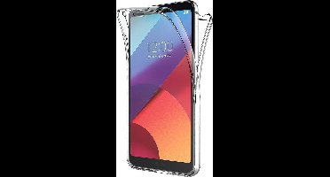 Hoesje geschikt voor LG G6 - Voor en Achterkant 360 Graden Bescherming Shockproof Siliconen Gel TPU Case Screenprotector Transparant Cover Hoesje - (0.5mm)