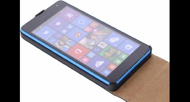 Premium Microsoft Lumia 535 Flip Case Zwart