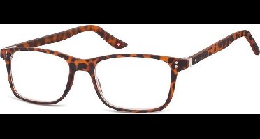 Montana Leesbril Mr72a Unisex Rechthoekig Turtle Bruin Sterkte +2.00