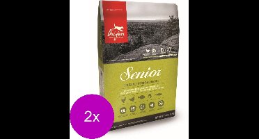 Orijen Whole Prey Senior Dog Kip&Kalkoen - Hondenvoer - 2 x 11.4 kg