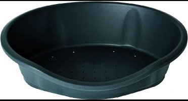 Hondenmand plastic bruin 93x67 cm