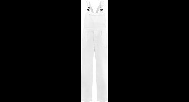 EM Workwear Tuinbroek Polyester/Katoen  Wit - Maat 48