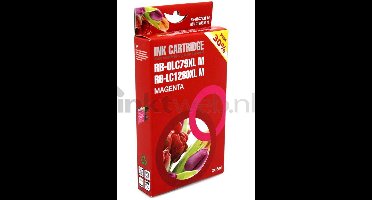 FLWR - Inktcartridge / LC-1280XL / Magenta - Geschikt voor Brother