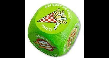 Paper dreams Dobbelsteen XL - Menukeuze voor wat eten we vandaag - 3x3 cm