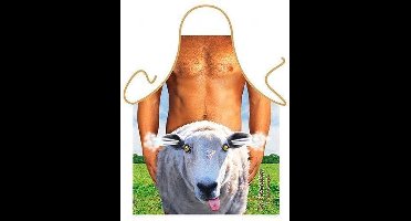 Benza Schort Schapen Scheerder - Sexy/Leuke/Grappige/Mooie Keukenschort