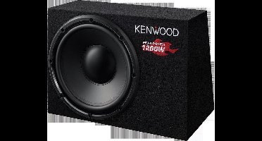 Kenwood KSC-W1200B - Subwoofer in kast met bass-poort