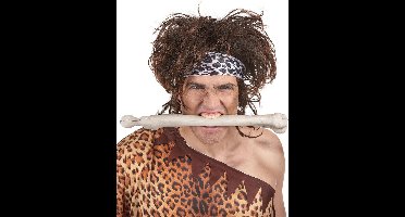 Vegaoo - Holbewonerspruik - Bruin - One Size