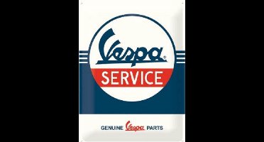 Wandbord - Vespa Service -30x40-