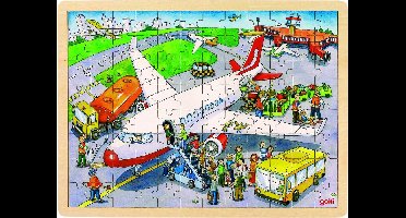 GOKI Puzzel - Op De Vlieghaven