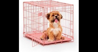 Topmast bench roze gecoat - Groot