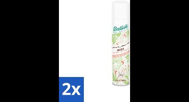 2 x Batiste - Nude - Droogshampoo - Frisse Look - Volume en Textuur - 200ml - Droogshampoo - Batiste - Nude - Fris Haar - Natuurlijke Droogshampoo