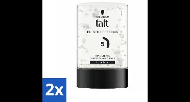 Taft - Extreme freezing 5 - Styling Gel - Sterke hold - 300 ml - Voordeelverpakking - 2 stuks